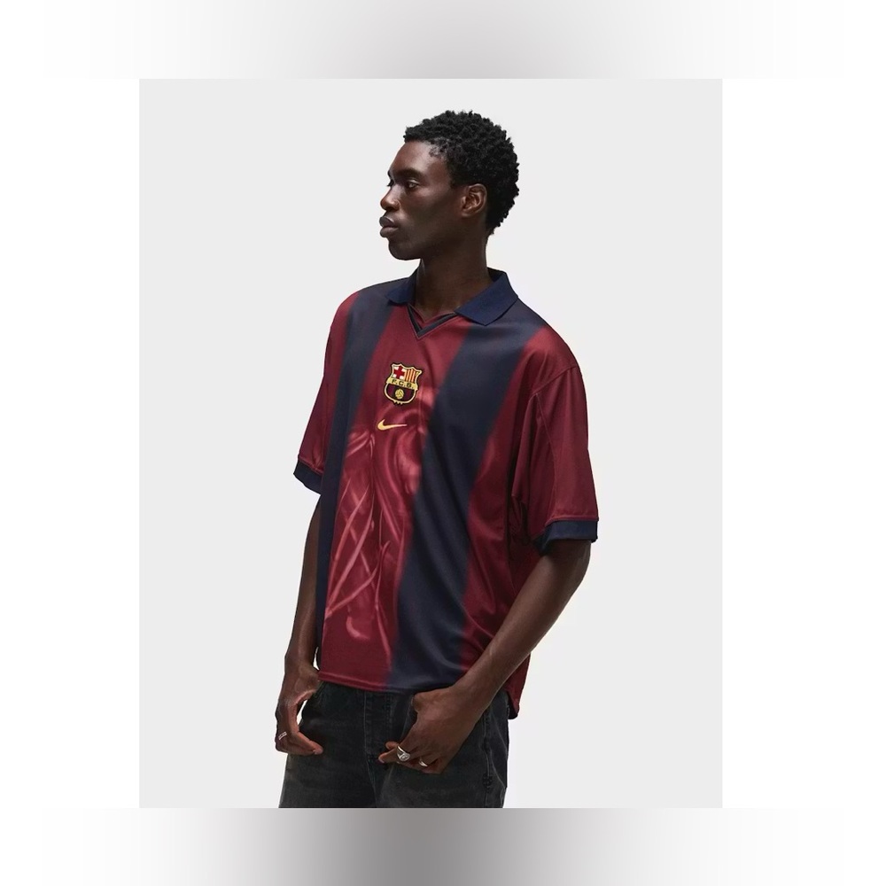 Travis Scott x Nike x FC Barcelona Retro 2000/01 Home Skeleton Jersey
